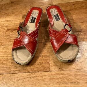 Josef Seibel The European Comfort Shoe Red Size 37 Used Fair Condition
